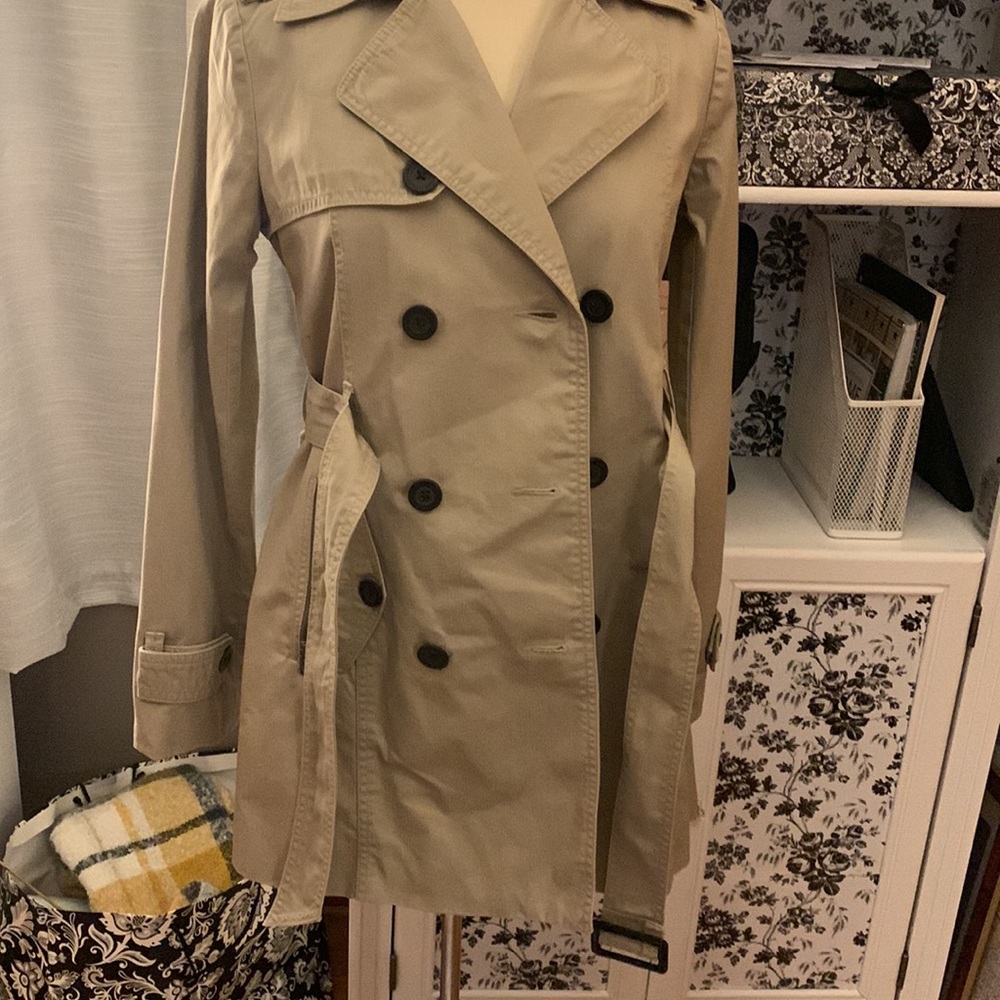 American Eagle outfitters khaki trench coat